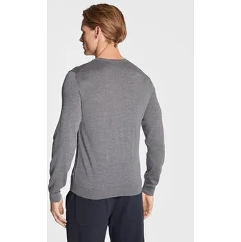 Pánský svetr Boss Svetr Leno-P 50468239 Šedá Slim Fit XXL