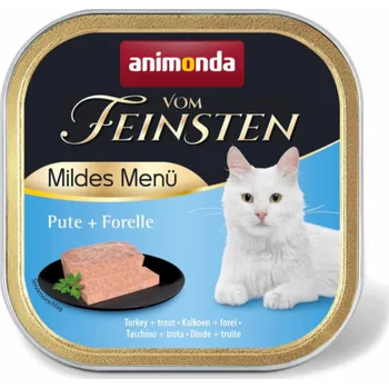 Volný čas ANIMONDA Vom Feinsten Mildes Menu Turkey and trout - mokré krmivo pro kočky - 100g