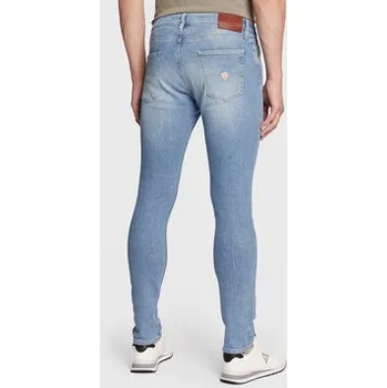 Dámské oblečení Guess Jeansy Chris M2YA27 D4Q43 Modrá Super Skinny Fit 33_32
