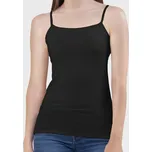 FANNIFEN Dámské klasické jednobarevné tílko BX503 Barva: Černá, Velikost: 3XL