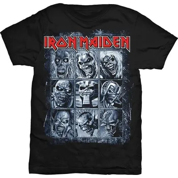 Pánské tričko Iron Maiden Nine Eddies Black S Tričko