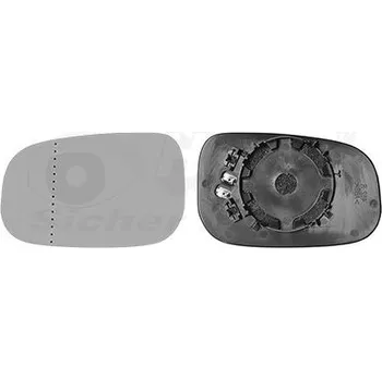 Autosklo Sklo do zrcátka, vnější zrcátko VAN WEZEL 5947837