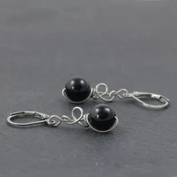 Náušnice Náušnice s onyxem – model Zrození