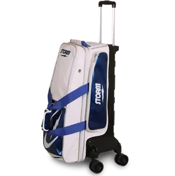 Taška na bowlingovou kouli STORM 3 BALL ROL SIGNATURE BILA MODRA