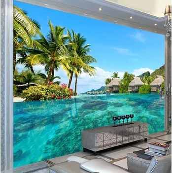 Fototapeta Solution Media 3D tapeta - Pláž Maledivy MU1306 3 - 3D Relief - Vliesová tapeta - 320g/m2