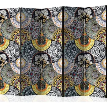 Paraván Paraván - Malovaná exotika II Velikost: 225x172 cm, Provedení: Jednostranný