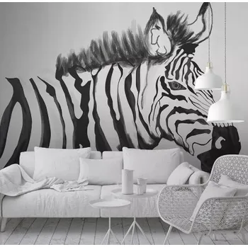 Fototapeta Solution Media 3D tapeta - Zebra MU2929 3 - 3D Relief - Vliesová tapeta - 320g/m2