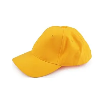 Kšiltovka Bavlněná kšiltovka unisex vhodná k dozdobení - 1 ks - 17 žlutá