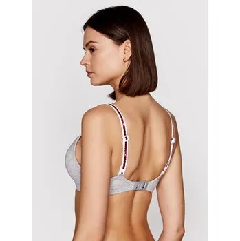 Podprsenka Tommy Hilfiger Podprsenka bez kostic Lighty Lined UW0UW02413 Šedá 80C