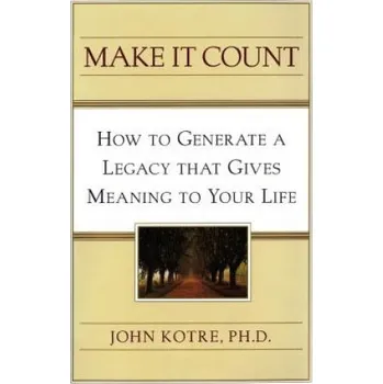 Cizojazyčná kniha Make It Count: How to Generate a Legacy That Gives Meaning to You – Professor John Kotre (EN)