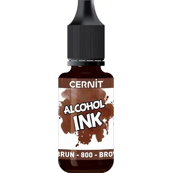 Cernit Alcohol Ink Akrylový tuš Brown 20 ml 1 ks