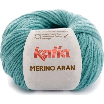 Příze Katia Merino Aran 86 Water Blue Pletací příze