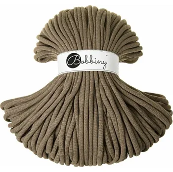 Příze Bobbiny Jumbo 9 mm 100 m Coffee Šňůra