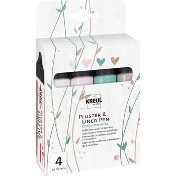 Kreul Puffy Sada rtů Chalky Moments 4 ks