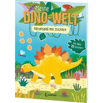 První čtění Meine Dino-Welt - Rätselspaß mit Stickern - Pidde, Svenja