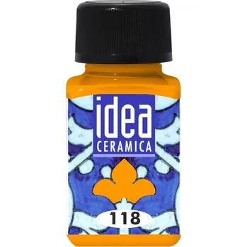 Speciální výtvarná barva Maimeri Water-Based Cold Idea Barva na sklo a porcelán Deep Yellow 118 60 ml 1 ks