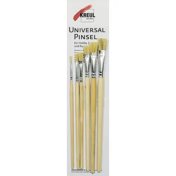 Malířský štětec Kreul Universal Bristle Sada plochých štětců 6 ks