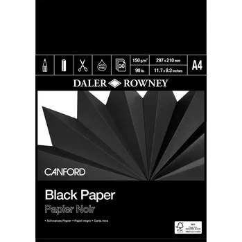 Daler Rowney Canford Coloured Paper Skicář 30 A4 150 g