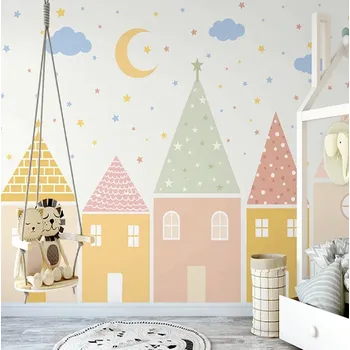 Fototapeta Solution Media 3D tapeta - Domy a hvězdy MU3583 3 - 3D Relief - Vliesová tapeta - 320g/m2
