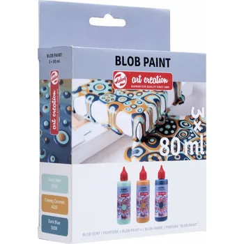 Vodová barva Talens Art Creation Blob Sada akvarelových barev Mint 3 x 80 ml