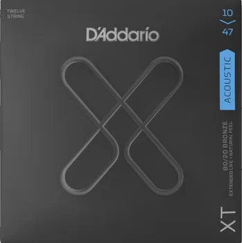 Strunný nástroj D'Addario XTABR1047-12 Struny pro akustickou kytaru