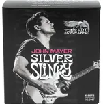 Ernie Ball John Mayer Silver Slinky Nickel Wound Electric Guitar Strings 6 Pack Struny pro elektrickou kytaru