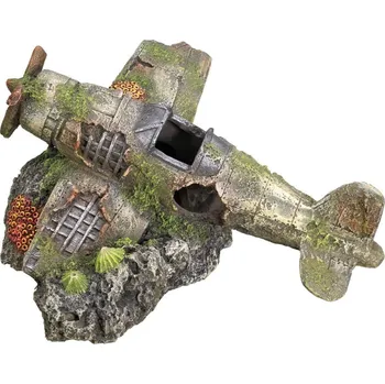 Dekorace do akvária Nobby akvarijní dekorace vrak letadla 19 x 18,7 x 8,5 cm