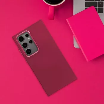Pouzdro na mobilní telefon FRAME Case pro XIAOMI Redmi Note 14 4G / 14 5G purpurová