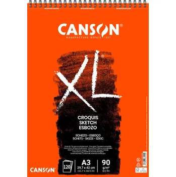 Canson Sp XL Sketch Skicář 120 A3 90 g