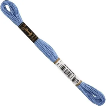 Příze Anchor Stranded Cotton 00136 8 m Vyšívací příze