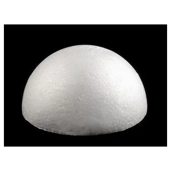 Galanterie Polokoule Ø19 cm polystyren - 1 ks - bílá