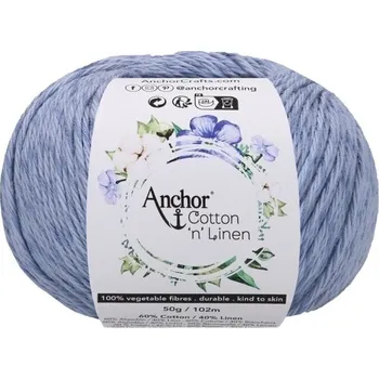 Příze Anchor Cotton 'n' Linen 00032 Delft Háčkovací příze