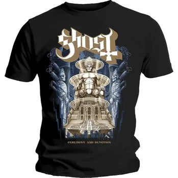 Pánské tričko Ghost Tričko Ceremony & Devotion Unisex Black L