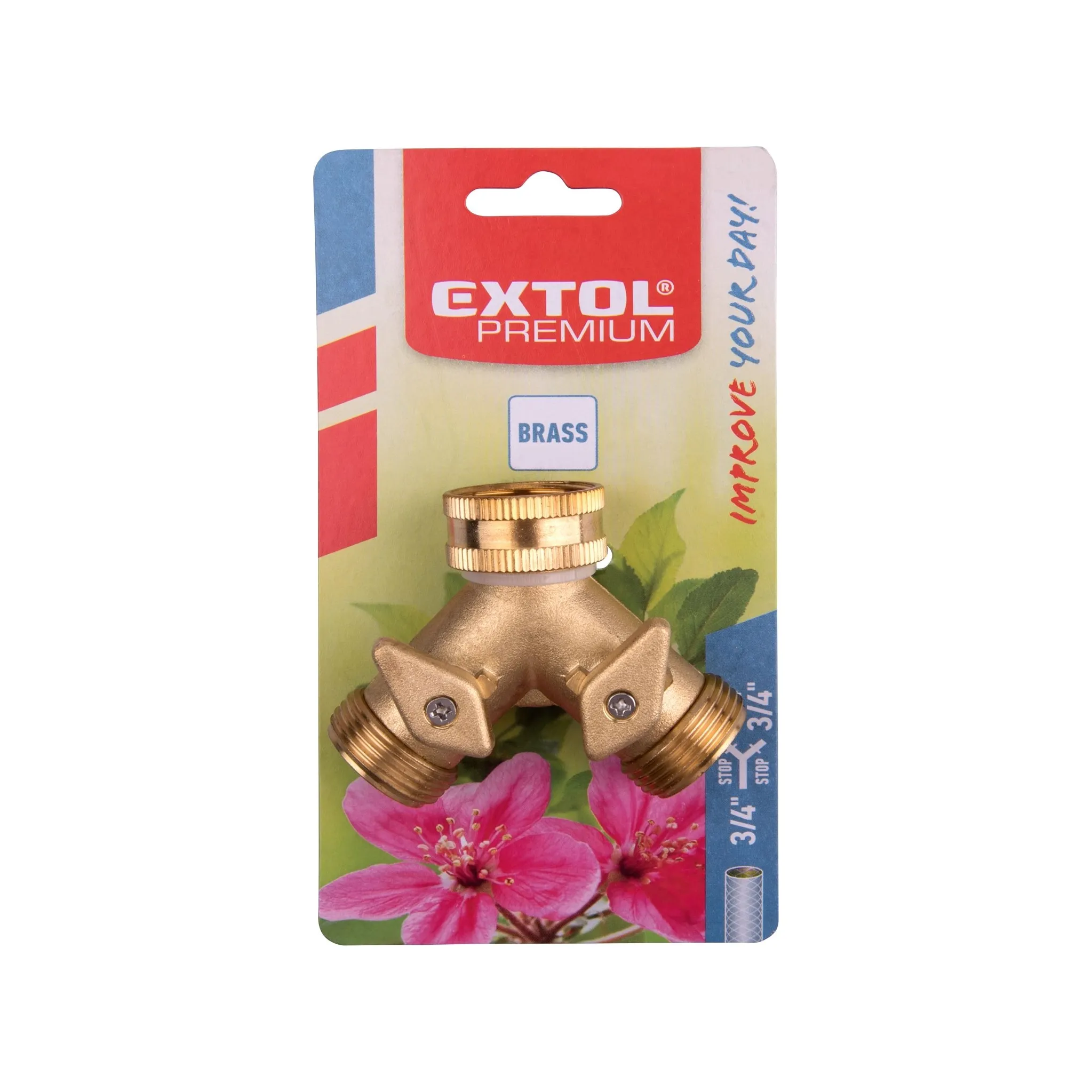Fotografie 2 - Ventil Extol Premium 8876042 3/4"