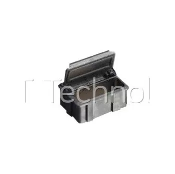 ESD Zásobník na součástky SNAPBOX 2, 40x28x20mm, černé víko, ESD - 100104001975