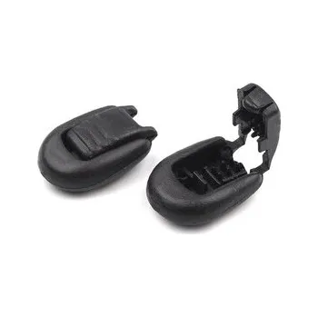 Plastová koncovka 15x19 mm zamačkávací - 100 ks - 1 černá