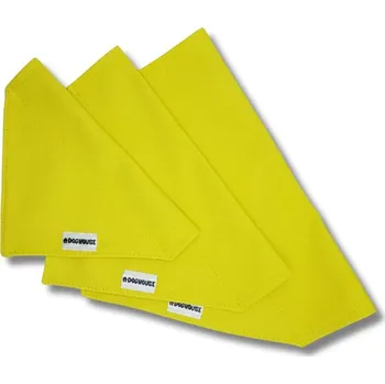 Obojek pro psa Doghouse-shop.cz Šátek softshell - zářivě žlutý na obojky Doghouse Velikost: S