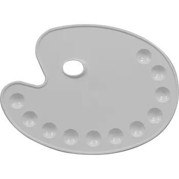 Daler Rowney Palettes Artists' Plastic Oval Malířská paleta 27 x 36 cm