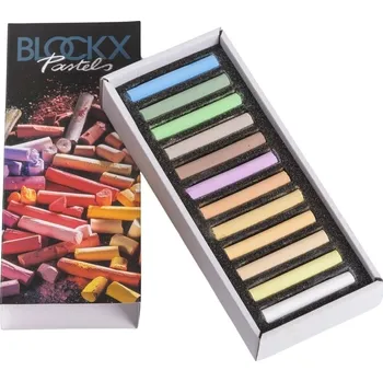Blockx Case Light Pastels Sada suchých pastelů Light 12 ks