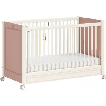 Dětská postýlka Dětská postýlka Beauty - béžová, růžová