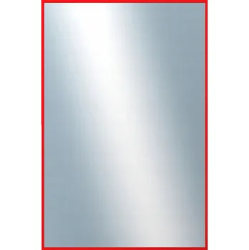 Zrcadlo DANTIK - Zrcadlo v rámu 40x60 | Hliníkový profil 01 červená