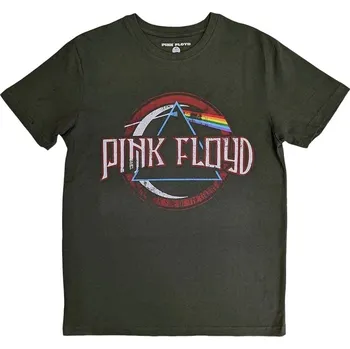 Pánské tričko Pink Floyd Tričko Vintage Dark Side of the Moon Seal Unisex Green 2XL