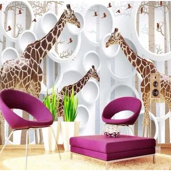 Fototapeta Solution Media 3D tapeta - Žirafa MU777 3 - 3D Relief - Vliesová tapeta - 320g/m2