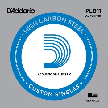Struna pro hudební nástroj Struna pro kytaru D'Addario PL011