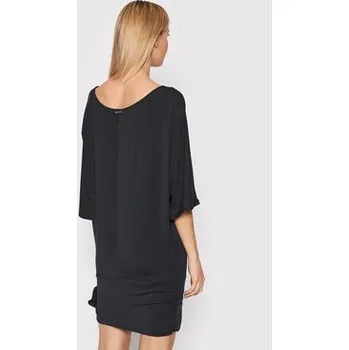 Dámské šaty MICHAEL Michael Kors Plážové šaty MM7M749 Černá Relaxed Fit XS