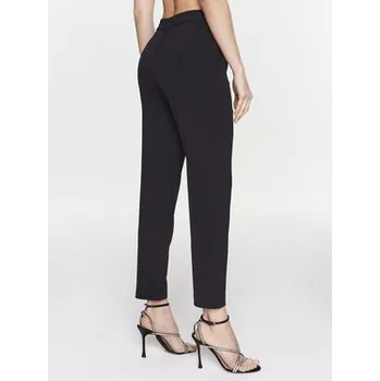 Dámské kalhoty Pinko Kalhoty z materiálu Parana 100137 A0HC Černá Slim Fit 40