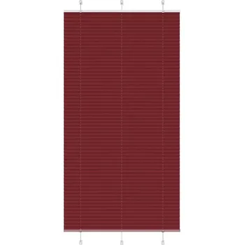 Roleta vidaXL Plisovaná roleta 110x200 cm Šířka látky 109,4 cm [4015213] Barva: Vínová