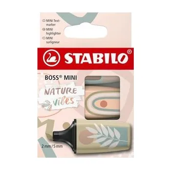Zvýrazňovač STABILO BOSS MINI Naturevibes - sada 3 ks