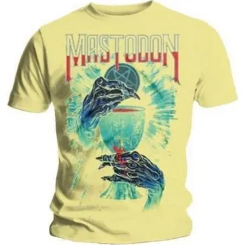 Pánské tričko Mastodon Tričko Unholy Ceremony Unisex Yellow S
