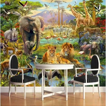 Fototapeta Solution Media 3D tapeta - Lví král MU1855 2 - Voděodolná hedvábná tkanina - Textilní tapeta lesklá - 200g/m2